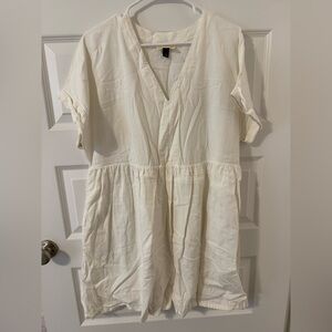 Universal Thread White Linen Dress